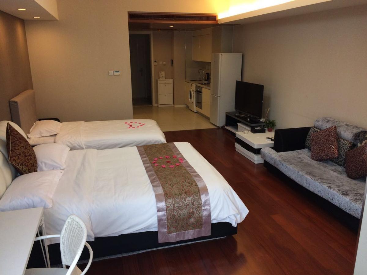 Jiu Du Hui Serviced Apartment Peking Exteriér fotografie