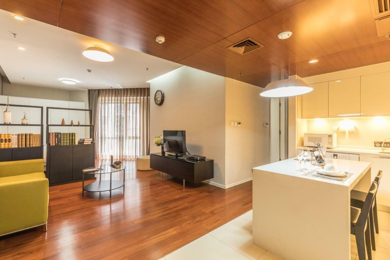 Jiu Du Hui Serviced Apartment Peking Exteriér fotografie