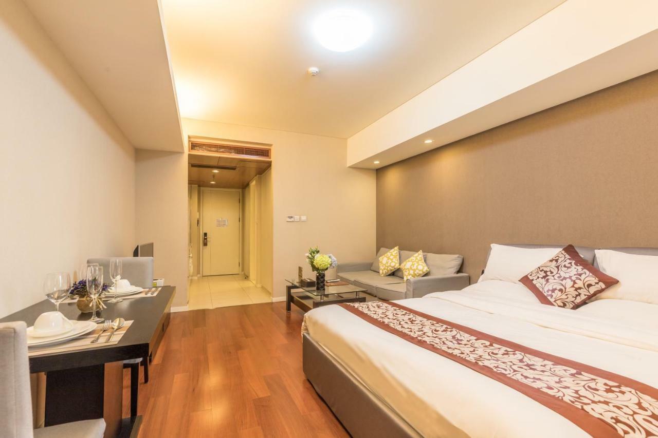 Jiu Du Hui Serviced Apartment Peking Exteriér fotografie
