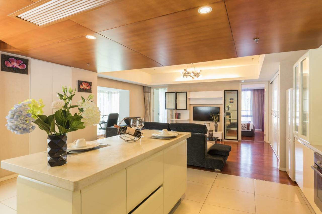 Jiu Du Hui Serviced Apartment Peking Exteriér fotografie