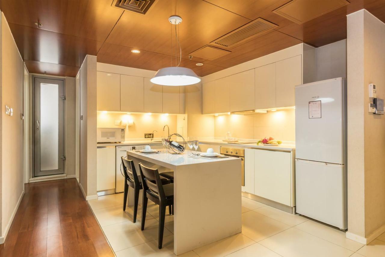Jiu Du Hui Serviced Apartment Peking Exteriér fotografie